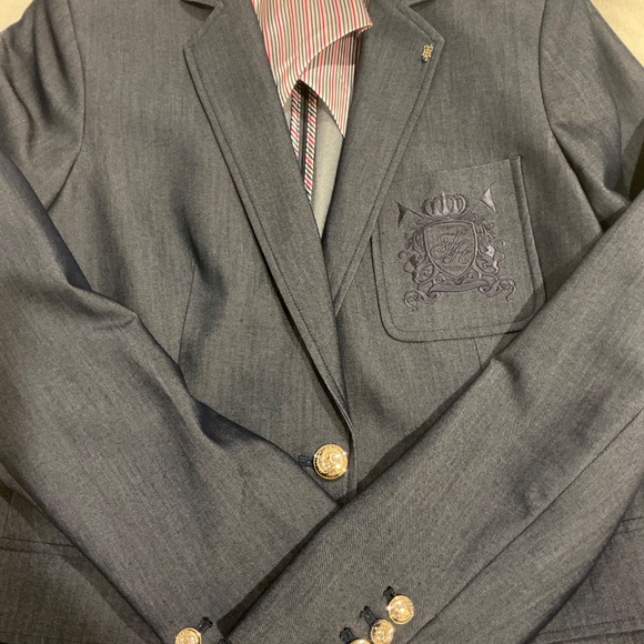 Tommy Hilfiger Blue Jacket Size 10 - Picture 7 of 9
